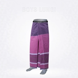 Boys Grepe Purple Lungi Boys Grepe Purple Lungi